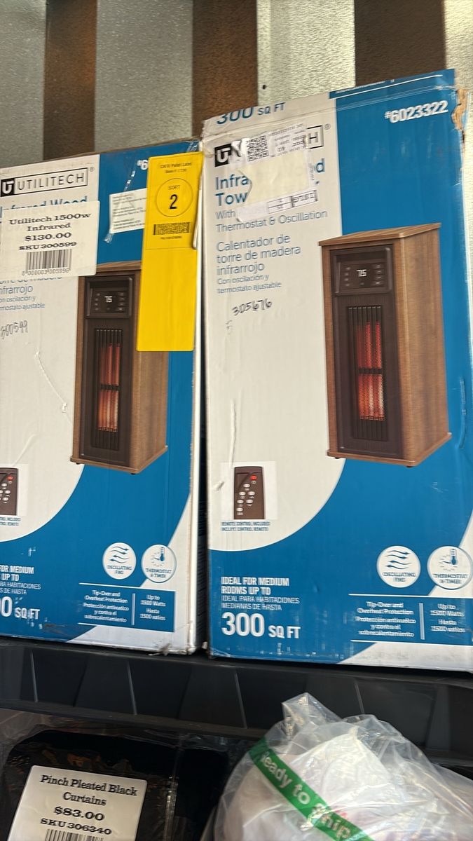 Utilitech space heater