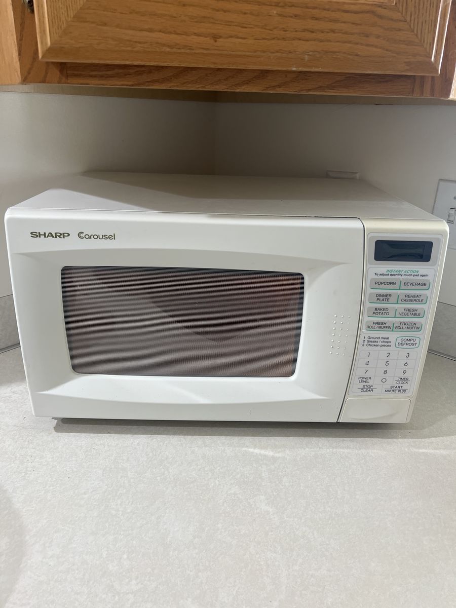 Sharp Counter White Microwave