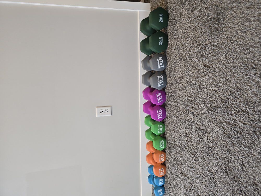 A Brand New Dumbbell Set with or without Rack