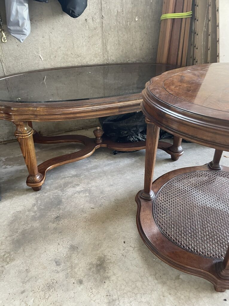 Ethan Allen Vintage Queen Anne Coffee & End Tables