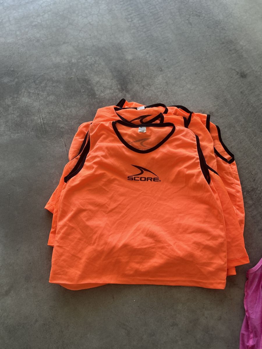 Soccer equipment (pinnies, cones, coach board)
