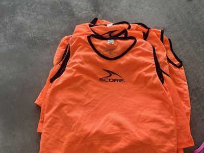 Soccer equipment (pinnies, cones, coach board)