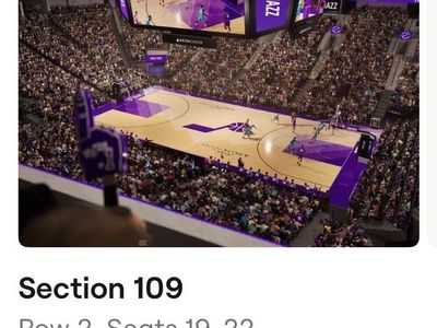 4 upper Bowl Row 2 Jazz vs Wizards Free!