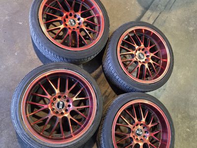 18x8.5 5 lug wheels & tires set
