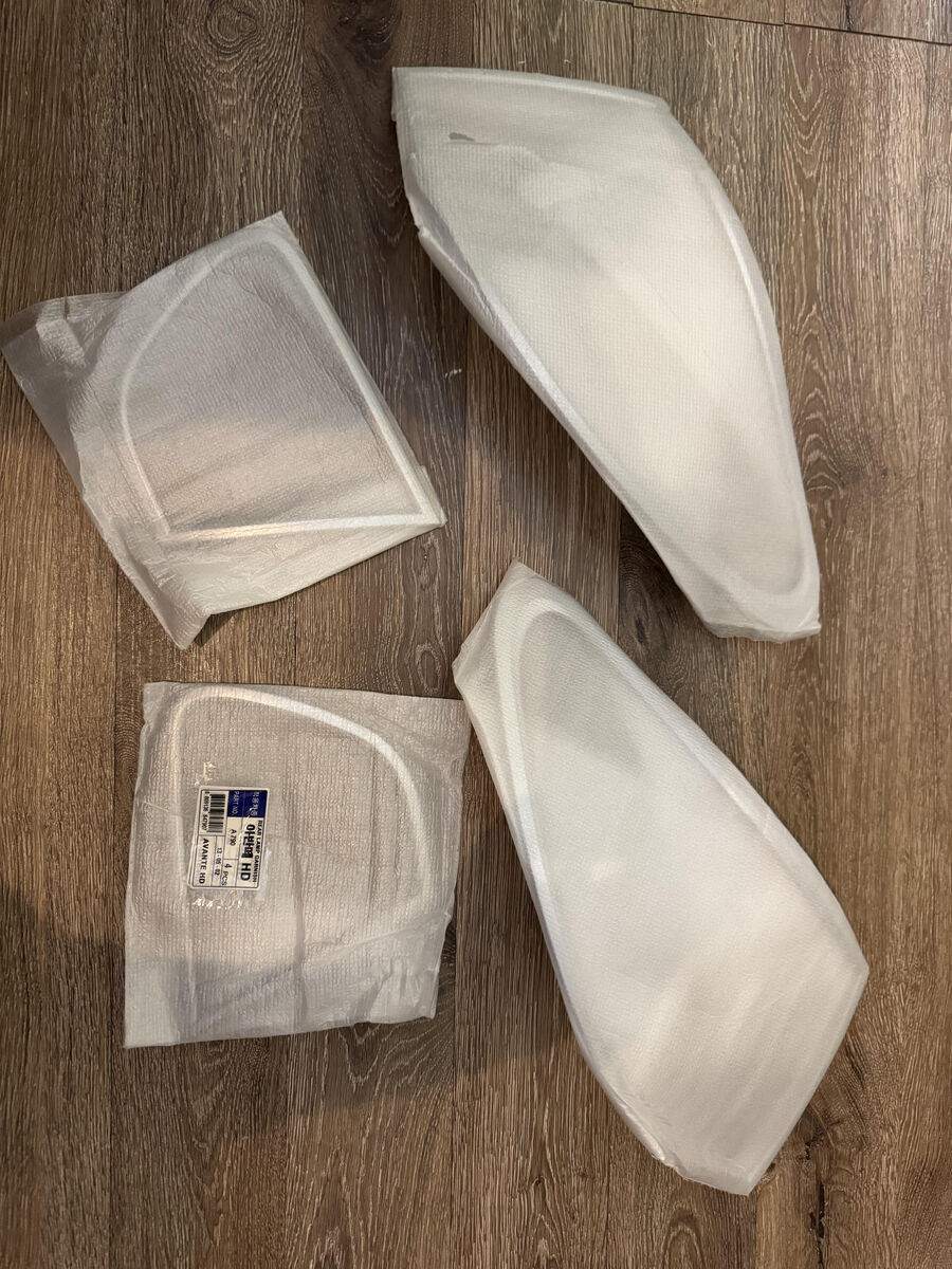 Chrome Tail Light Lamp Molding Garnish 4p For 2007-2010 Hyundai Elantra