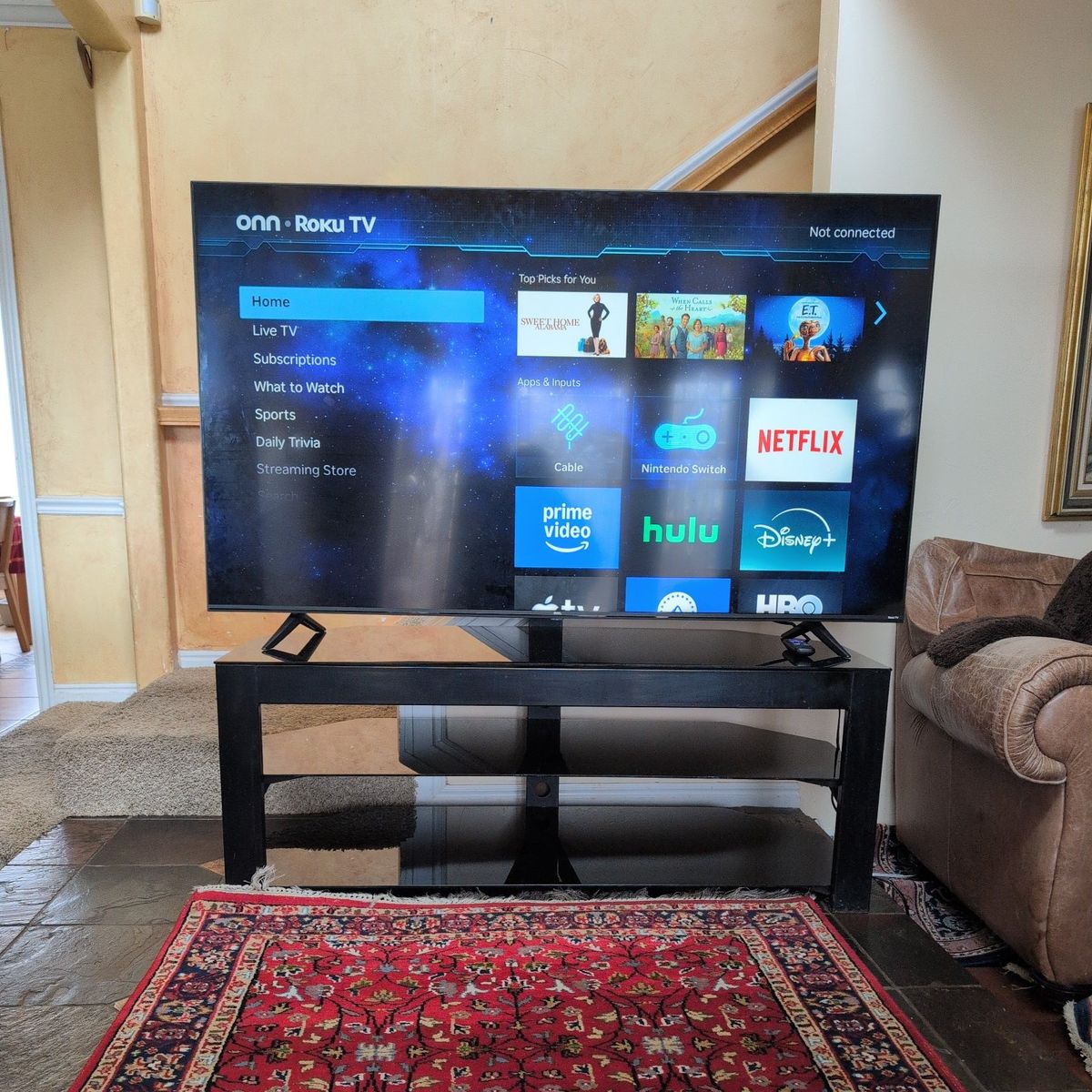 Glass TV Stand