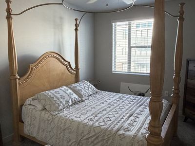 Solid Wood Canopy Bed Frame - Queen - $400 OBO