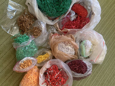 Rafia & Crinkle papr