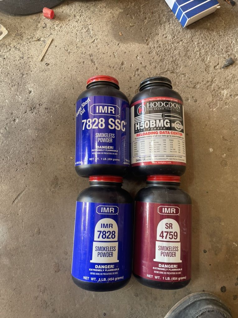 4 Bottles Of Powder, IMR and hodgdon