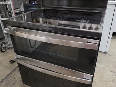 ge double oven electric stove