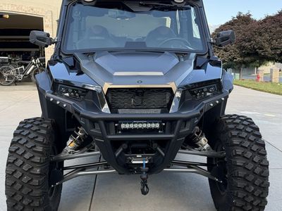 Polaris General 1000 UTV Side-by-Side - Black with Full Cab and Light Bar
