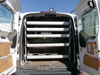Van Shelving Racking Drawers for Ford Connect van stainless steel quality