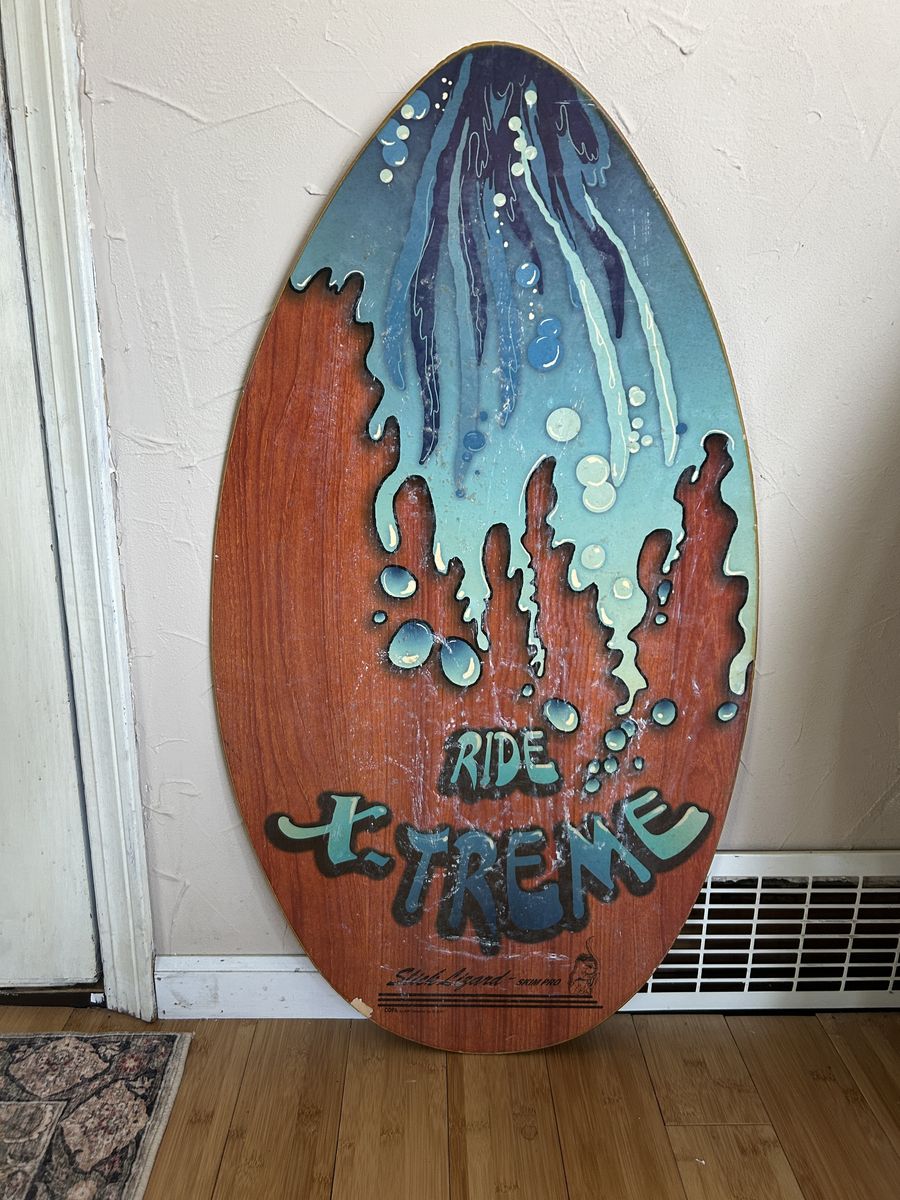 Wood skim board - Ride extreme