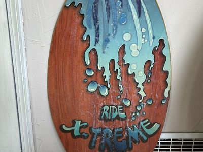 Wood skim board - Ride extreme