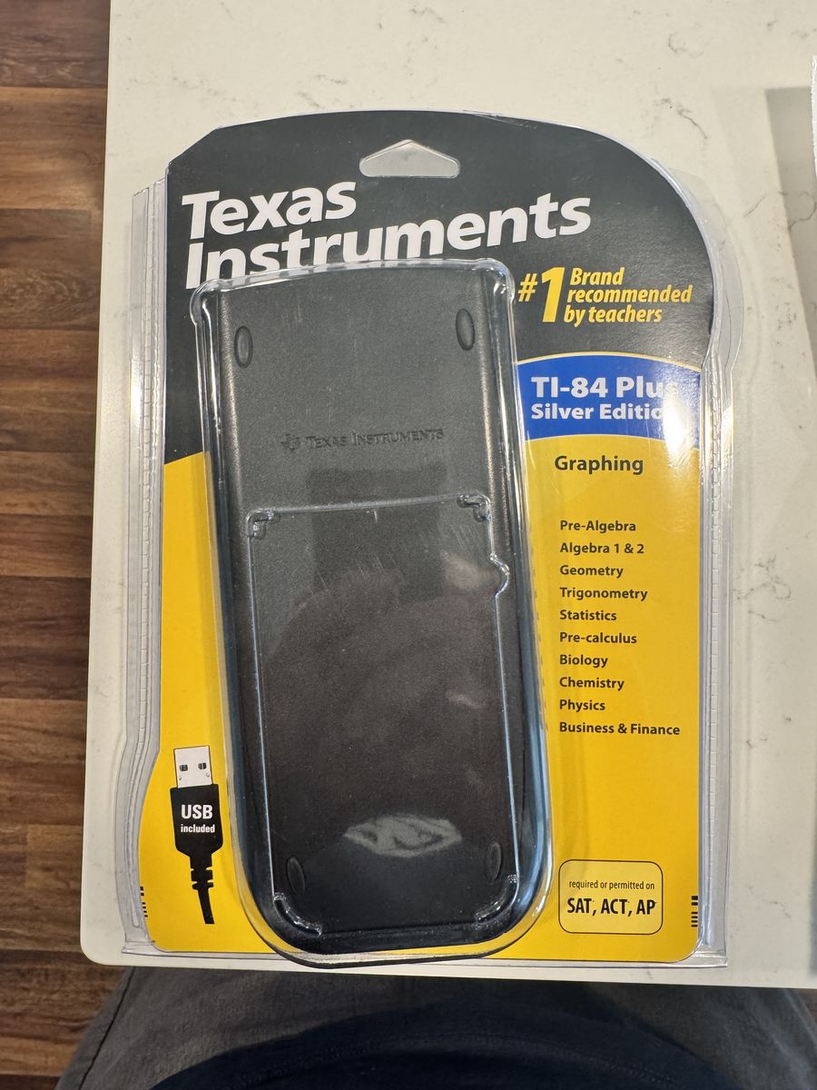 TI-84 Plus silver edition