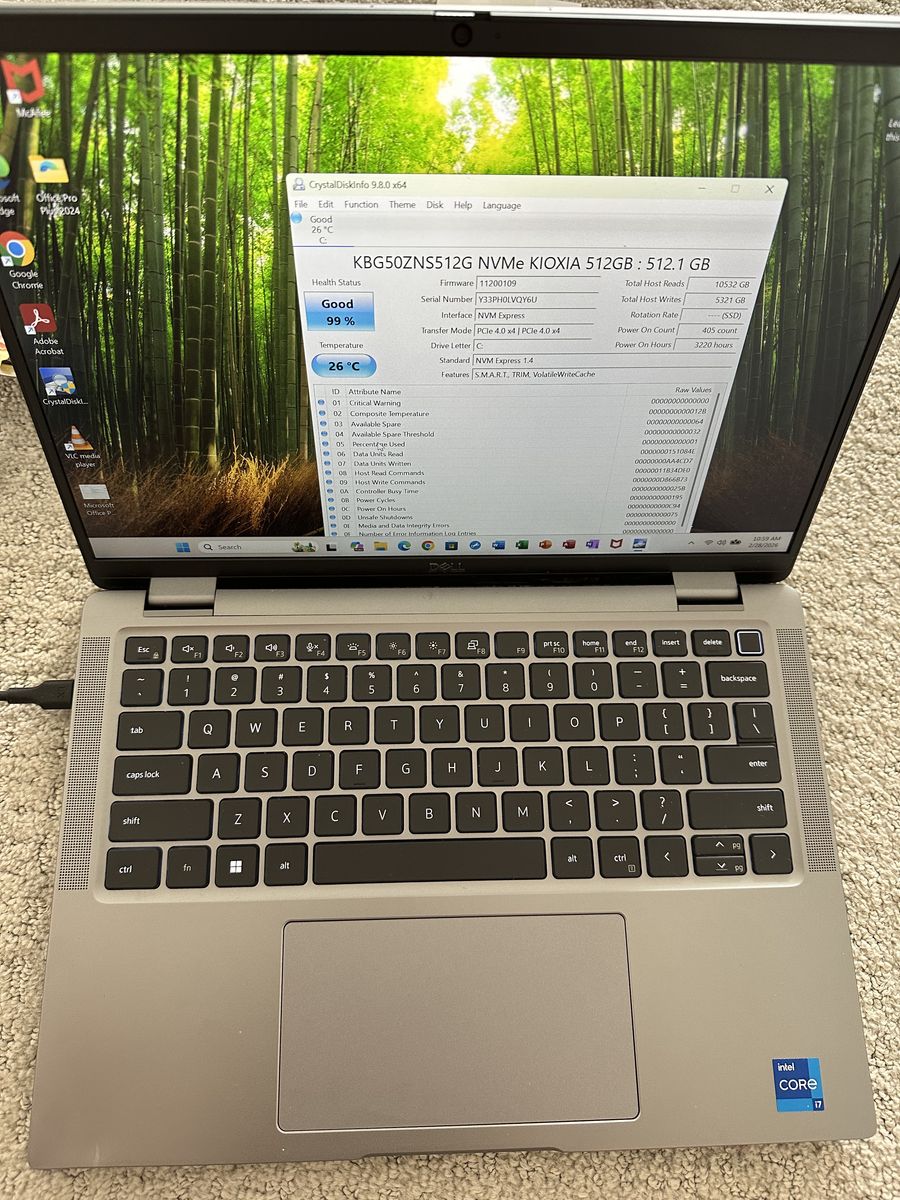 Dell Laptop i7 Core 13th Gen 512 GB SSD 16 GB RAM