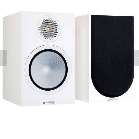 Monitor Audio Silver 100 7G – Premium Bookshelf Speakers – Like New – Includes 2 Sets of Stands