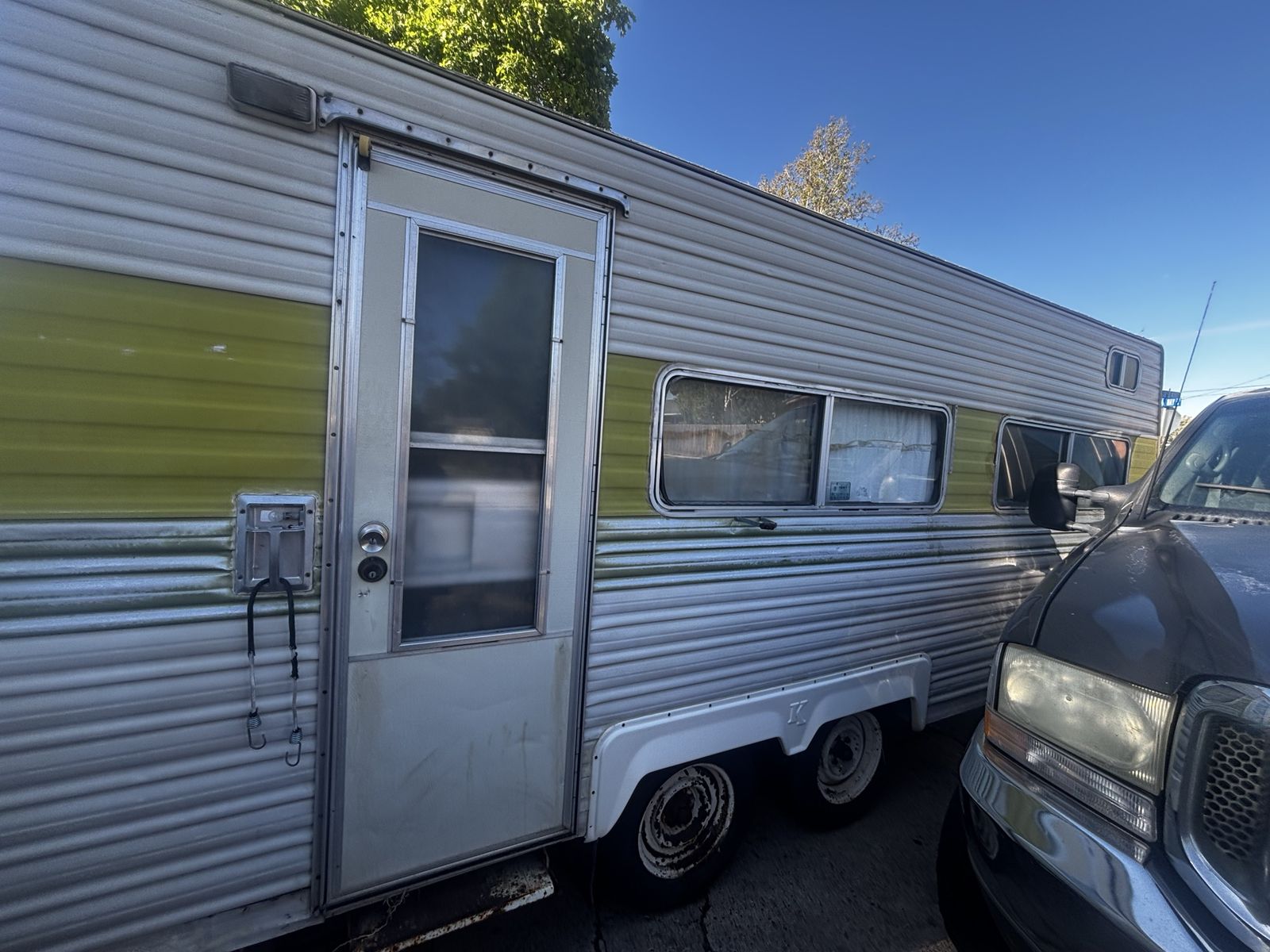 Old camp trailer