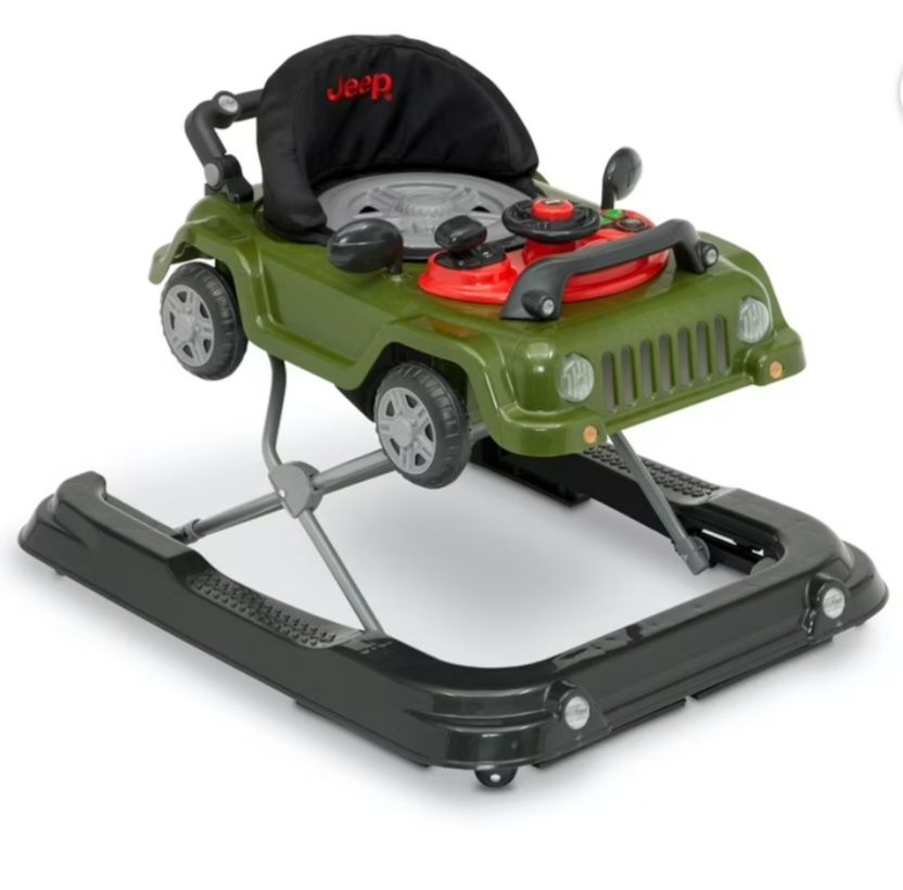 New in Box Jeep Classic Wrangler 3-in-1 Grow With Me Walker, Anniversary Green