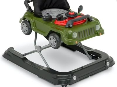 New in Box Jeep Classic Wrangler 3-in-1 Grow With Me Walker, Anniversary Green