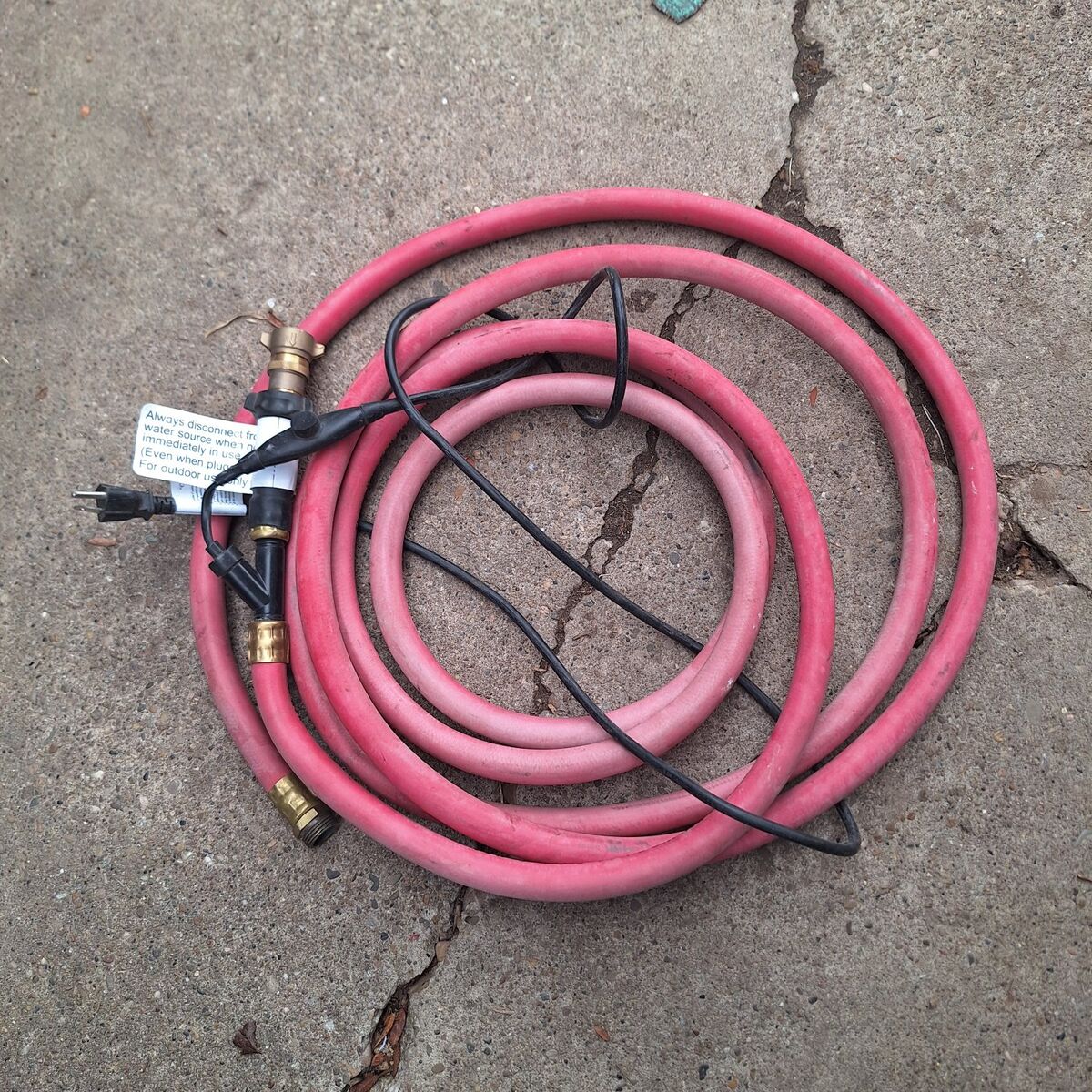 Heated hose