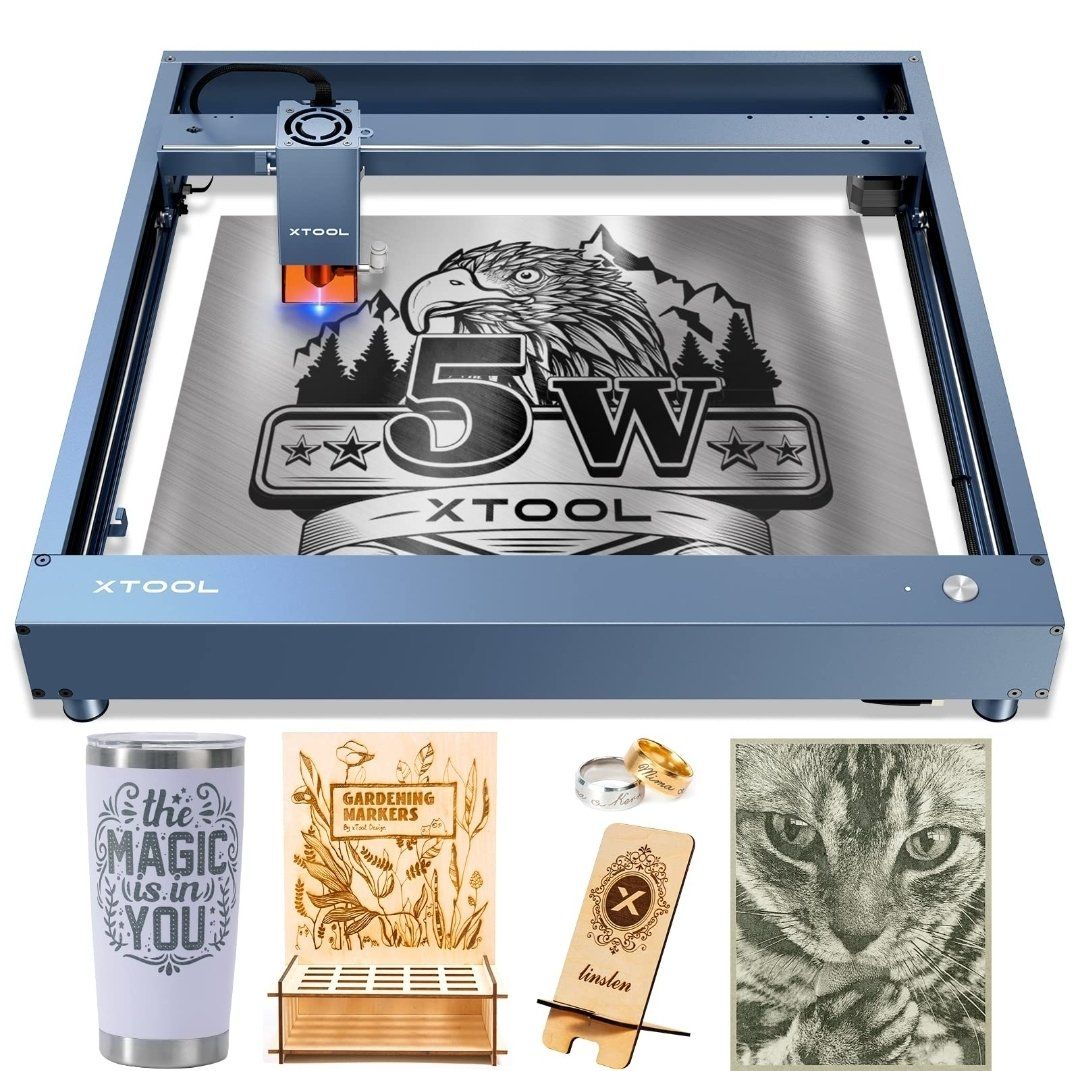 BRAND NEW xTool D1 Pro 5W Laser Engraver + Portable Enclosure Bundle (Factory Sealed)