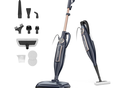 NEW DEVOAC VM6 Scrubbing Steam Mop with Rotating Mop Pads, 10 in 1 Steam Spin Mop