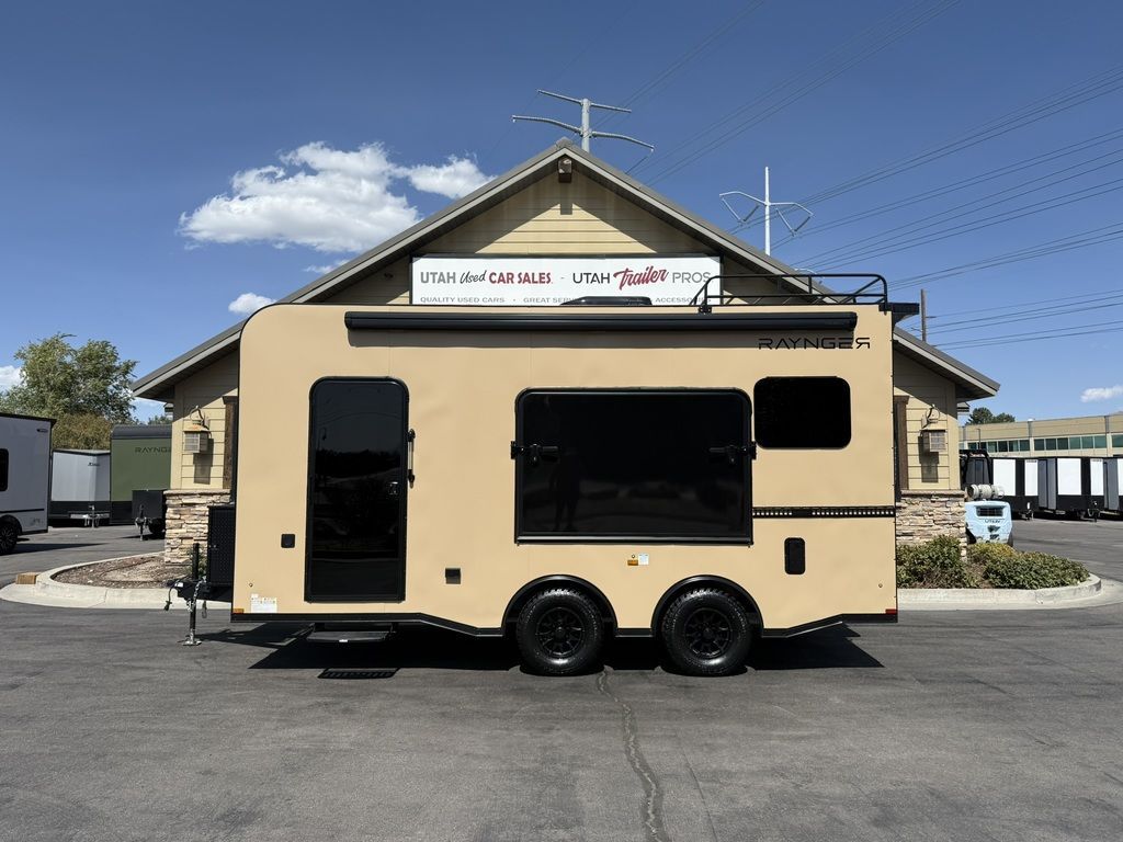 2027 RAYNGER 8x18 / 8.5x18 Toy Hauler Travel Trailer Enclosed Cargo Camper New