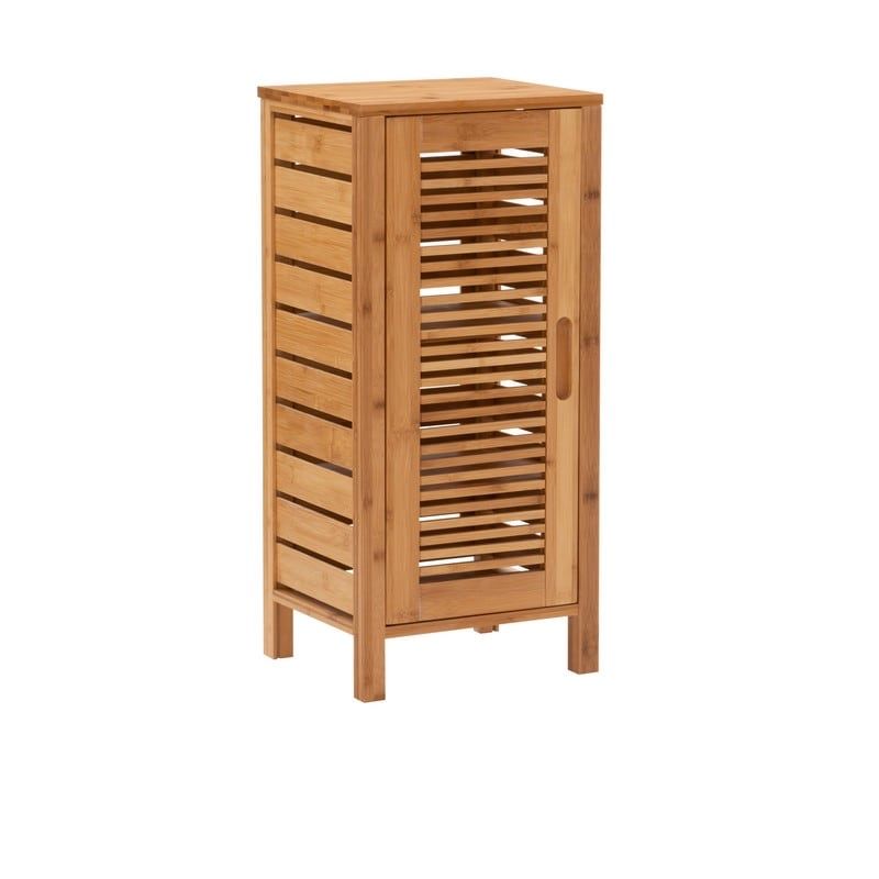 Small Bamboo Storage Cabinet