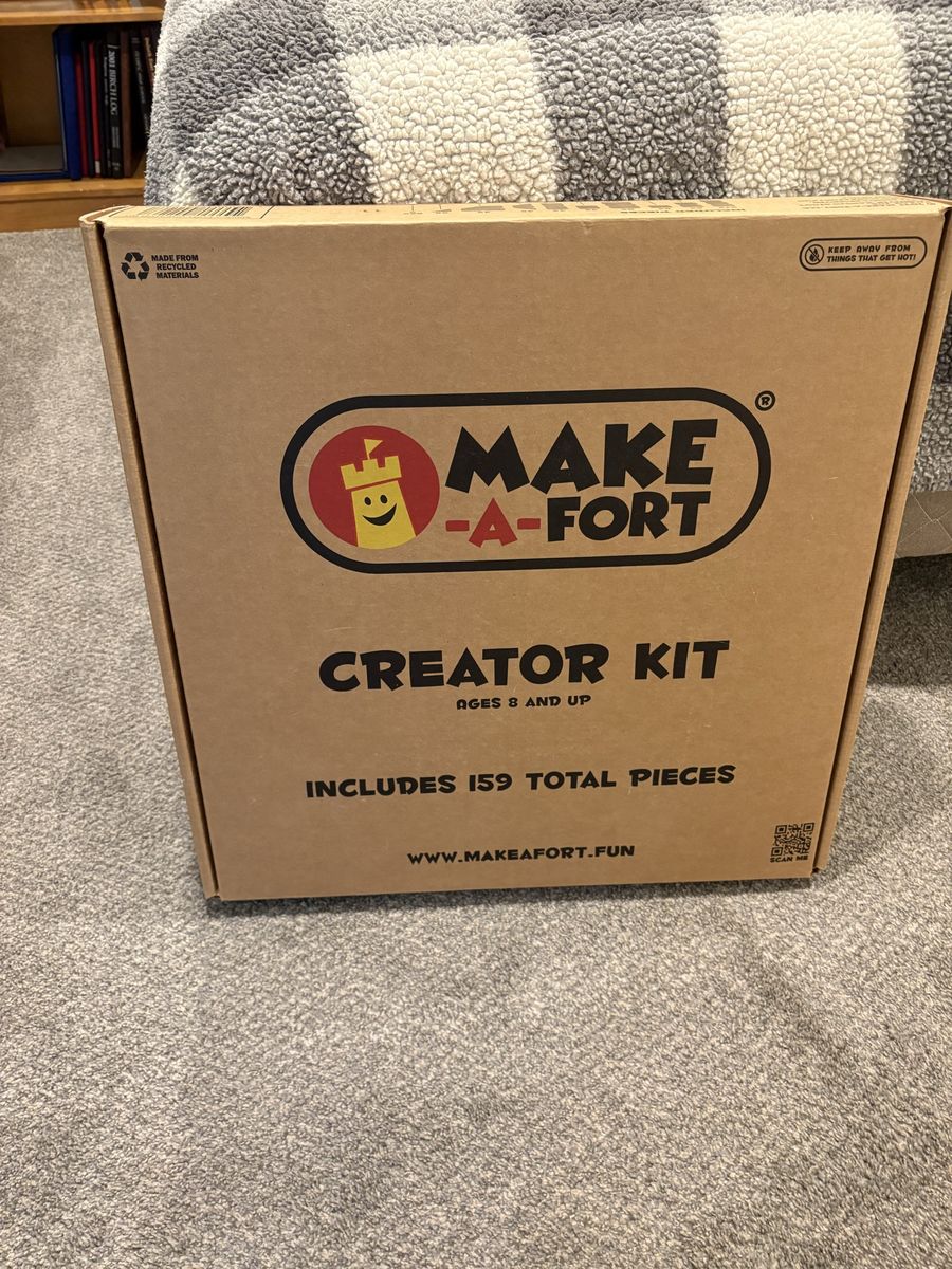 Make-A-Fort Creator Kit - 159 Total Pieces, Ages 8 and Up