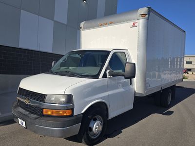 2014 Chevrolet Cab and Chassis with 14ft box 3500 rear wheel drive