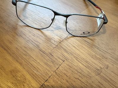 Oakley Men's Eyeglasses Frames Black and Red