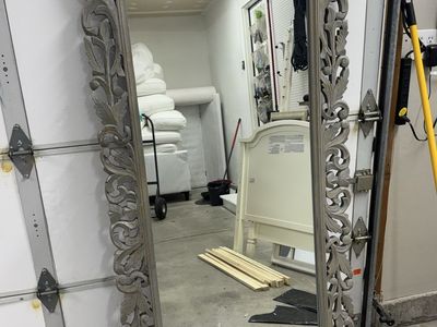 Large Ornate Full Length Mirror 34.5” x 71”