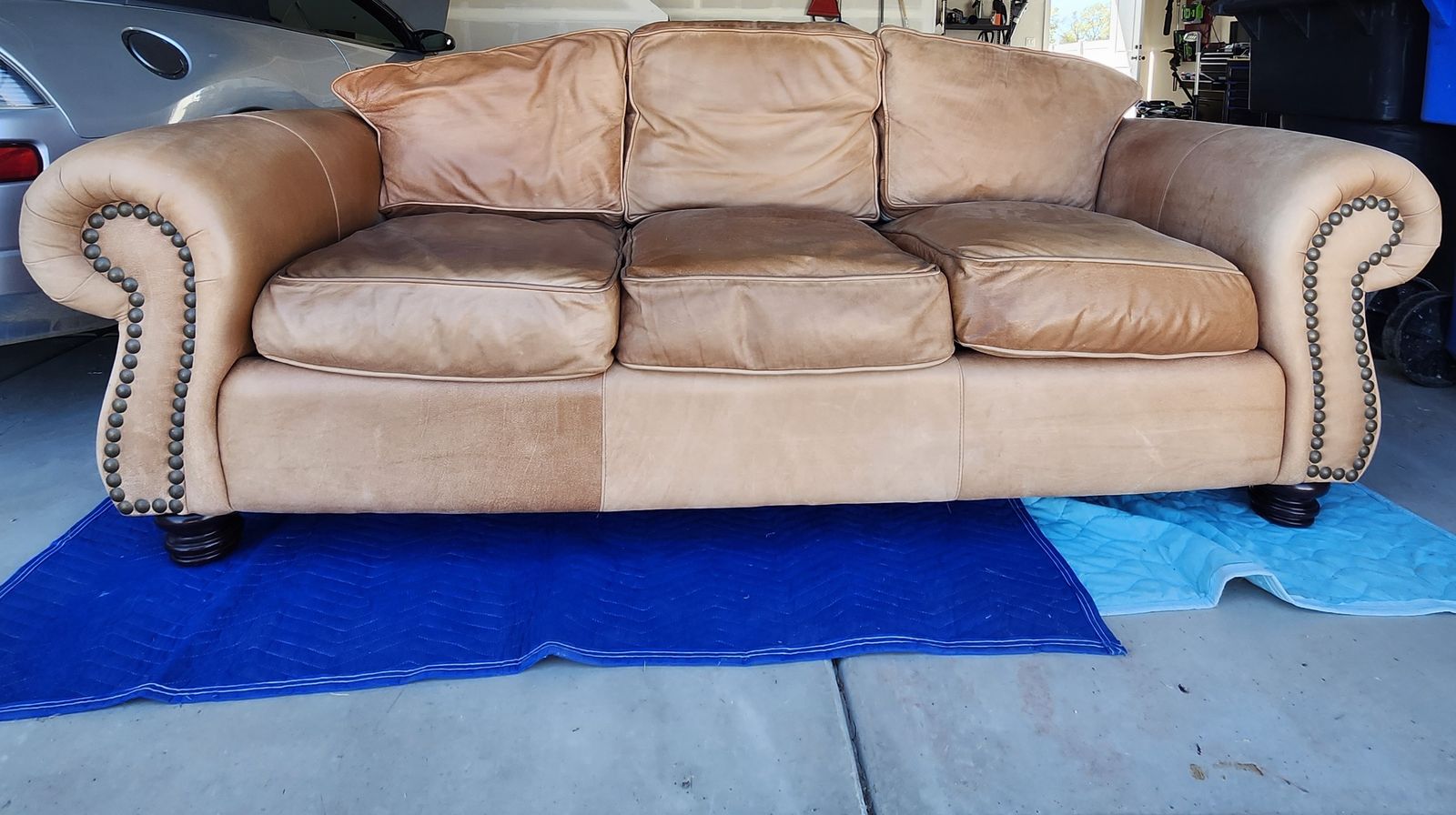 Leather sofa