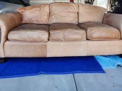 Leather sofa