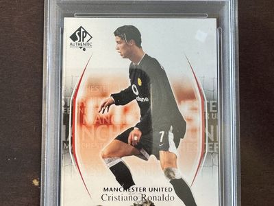 2004 SP Authentic Cristiano Ronaldo #37 Manchester United PSA 6