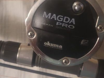 Okuma Magda Pro MA-20DX Depth Counter Reel with Shakespeare Ugly Stik Fishing Rod. This is a Great Combination Rig. you'll love