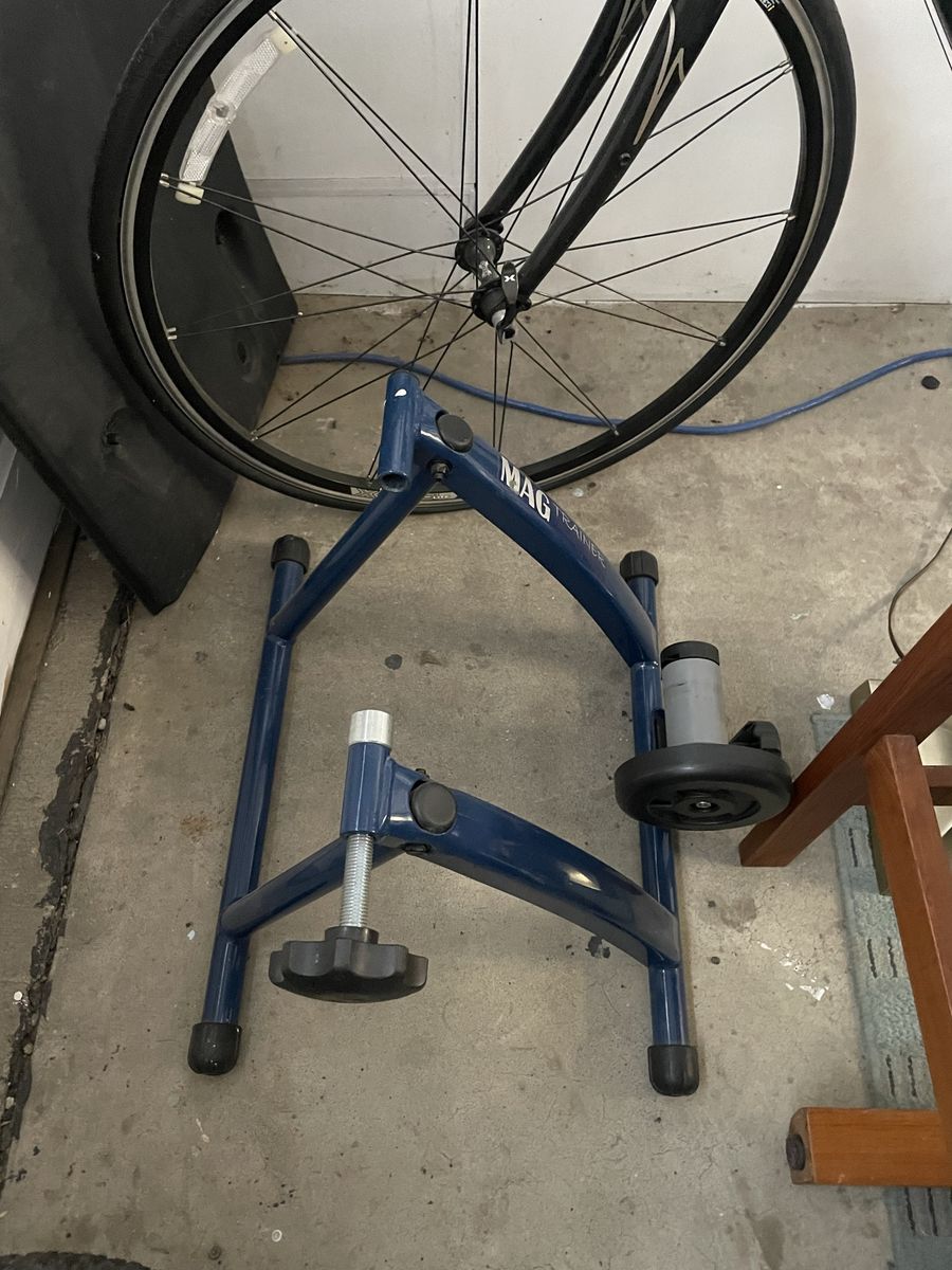 Mag Trainer Indoor Bike Trainer Stand - Blue, Used - Good Condition