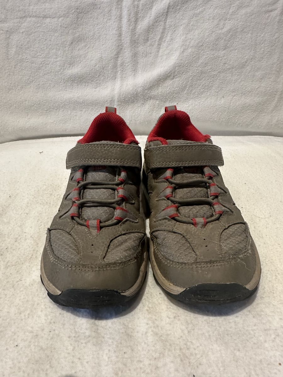 Merrell toddler size 13 beige/red trim, hiking shoes