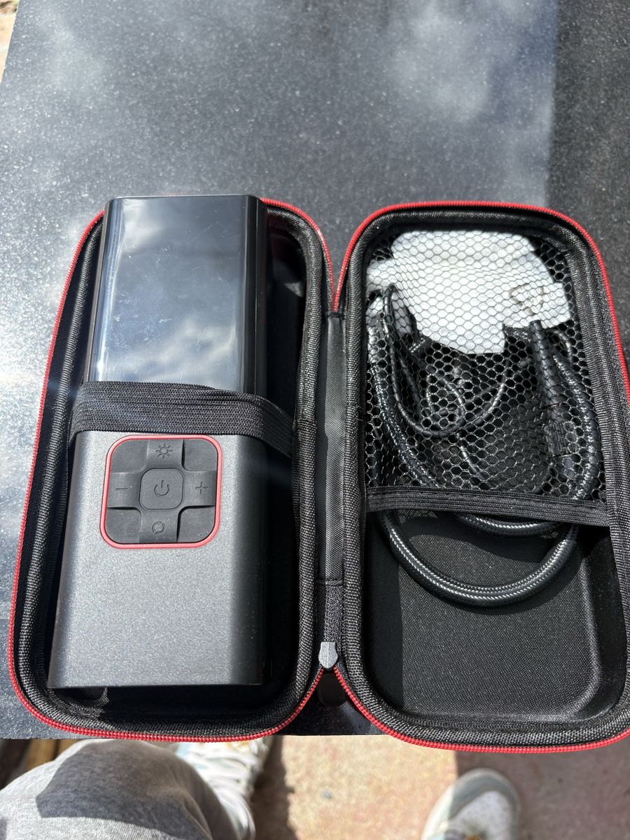 Portable Tire Inflator with Carrying Case