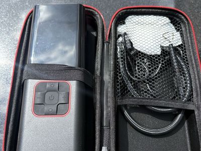 Portable Tire Inflator with Carrying Case
