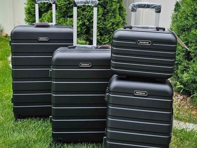 NEW 4 Piece Hardshell Luggage Set TSA Lock 14” 20” 24” 28” #190