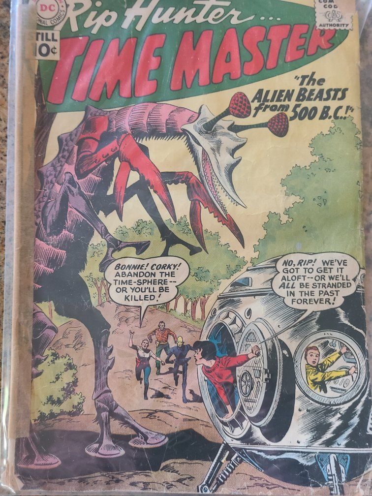 Vintage DC Comics Rip Hunter Time Master Comic Book