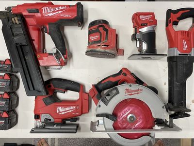 Milwaukee M18 Fuel Cordless Power Tool Bundle with Batteries