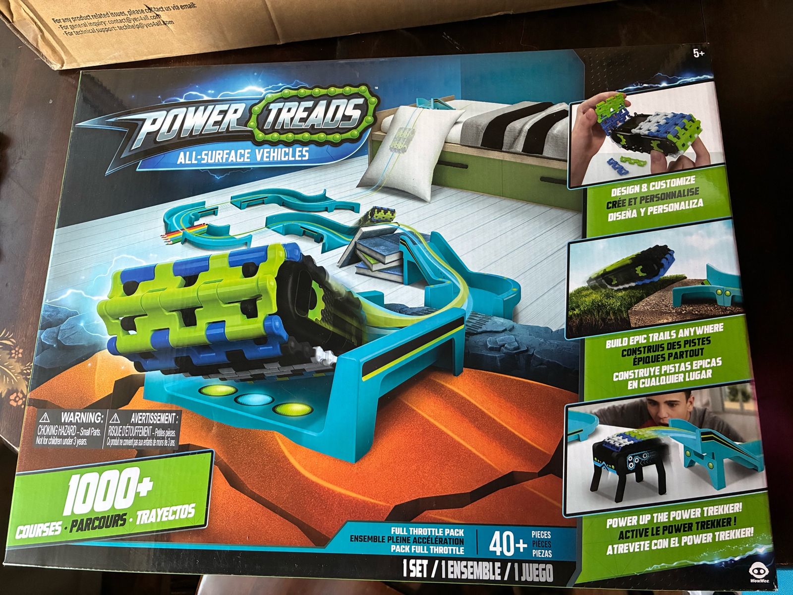 WowWee Power Treads All-Surface Vehicles Full Throttle Track Set 40+ Pieces