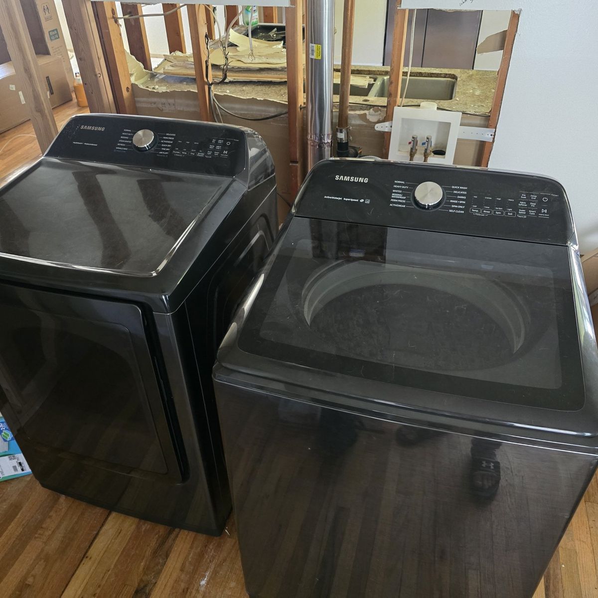 Samsung Top Load Washer & Dryer