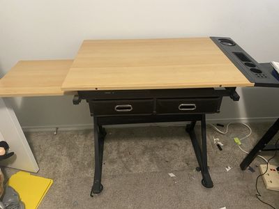 Art / Drafting Desk with drawers