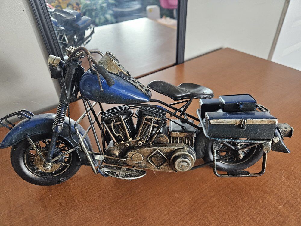 Motorcycle Metal Art Sculpture