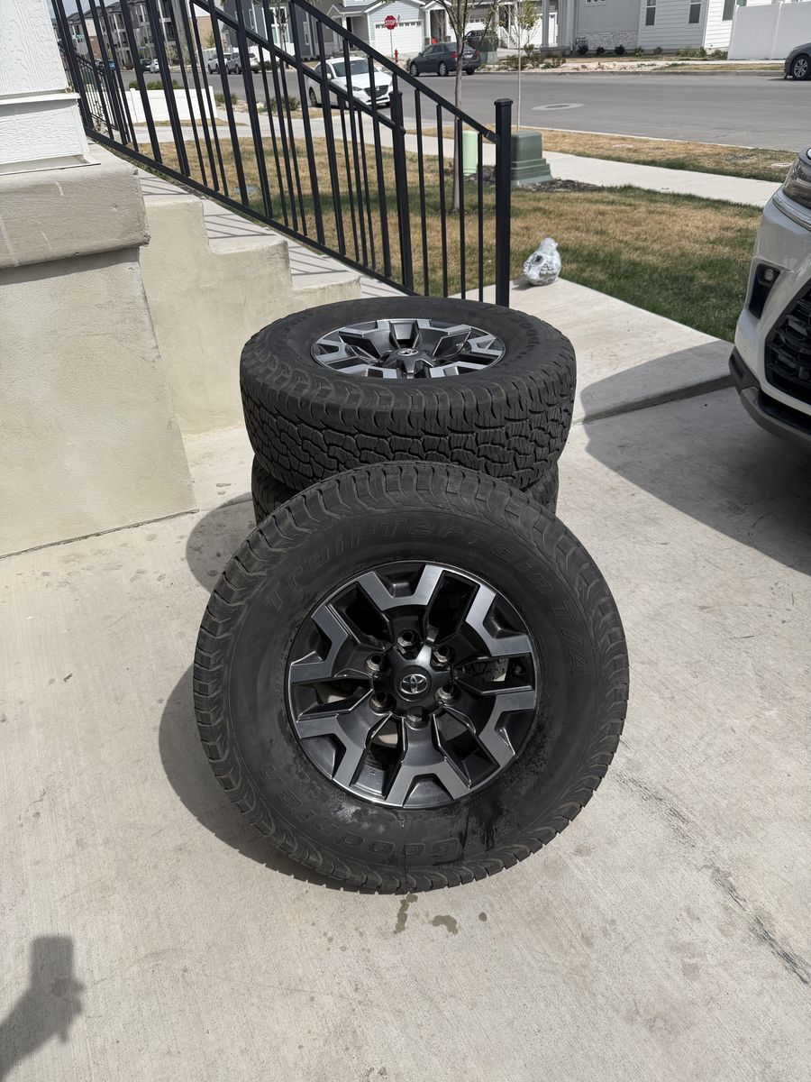 Toyota Tacoma Rims and Tires 265/70R16 Bfgoodrich