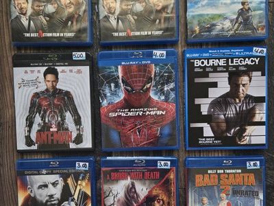 BLU RAY MOVIES- LIKE NEW